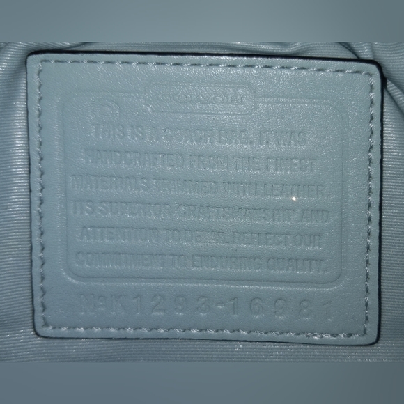 Coach Diaper Bag Madison Op Art Tan & Black Round C - Picture 3 of 5